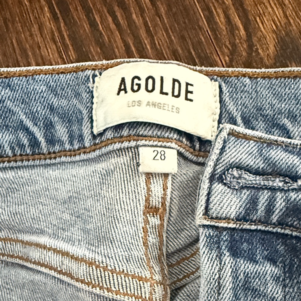 Agolde Light Blue Denim Jeans